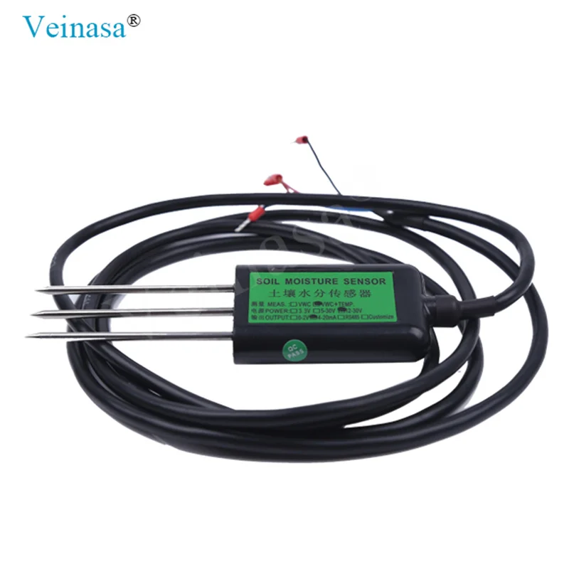 Veinasa-NPK01 3-in-1 Soil NPK Sensor RS485 Analyzer with Nitrogen Phosphorus Potassium 12V/24V Max Supply Agriculture Fertilizer