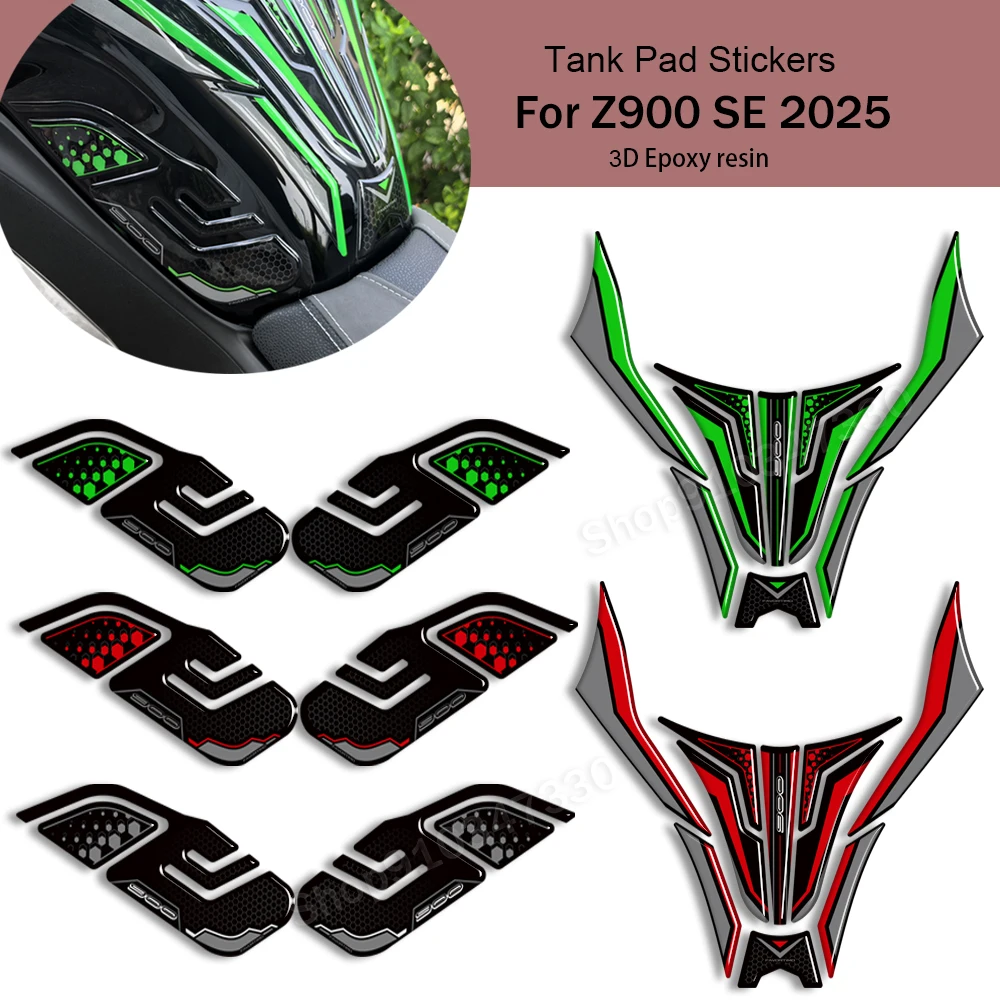 For Z900 Z 900 SE 2025 New Decorative Kit Motorcycle Accessories Tank Pad Stickers Fender Fairing Windscreen Protection Decals