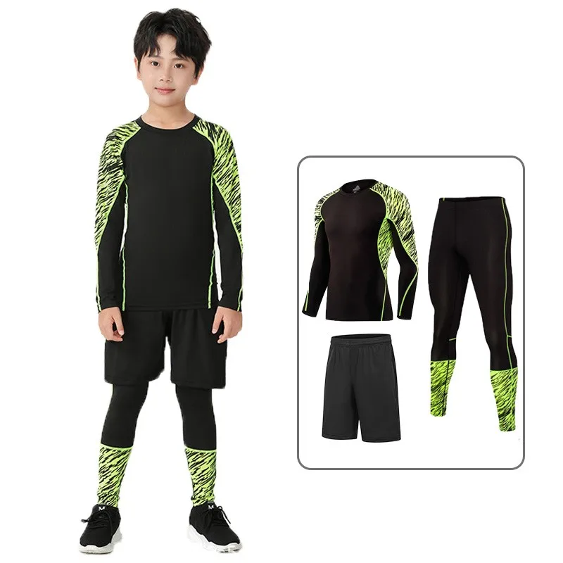 men-kids-football-sets-children-boy-girl-fitness-basketball-running-exercise-training-sports-bottoming-top-tee-legging-pant-63