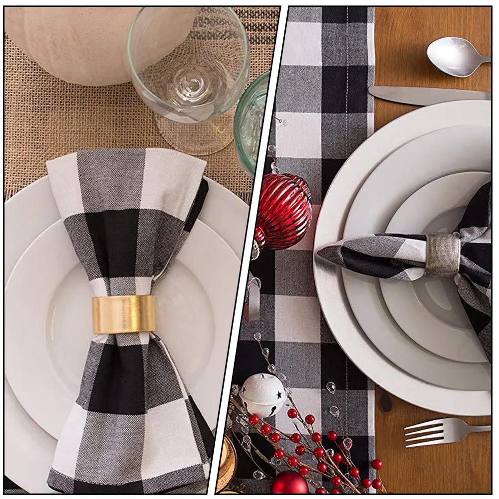 

4pcs Creative Decorative Placemat For Home Table Napkin Cloth Ideal Indoor Outdoor Decoration Festive Banquet Use