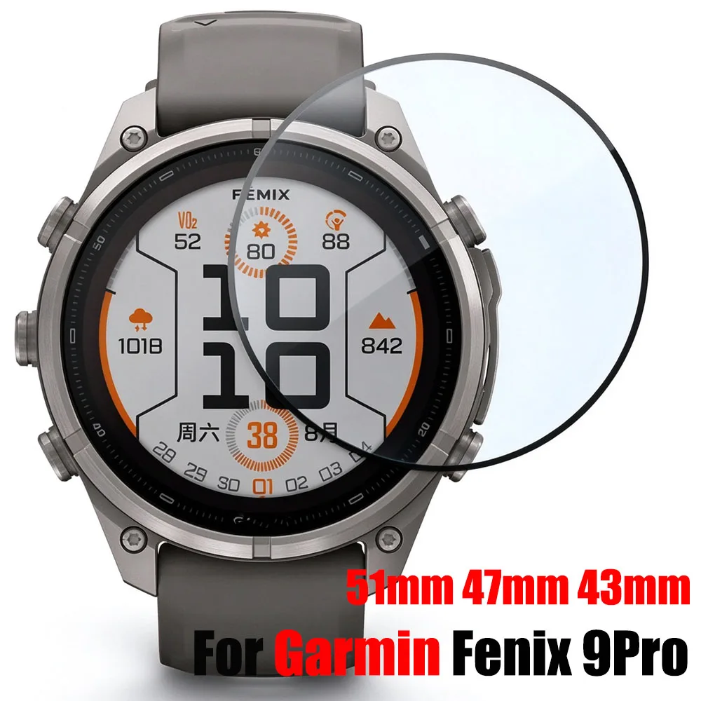 3D Curved Watch Film For Garmin Fenix 9 Pro 51mm 47mm 43mm Smartwatch HD Soft TPU Screen Protector For Garmin Fenix 9 Pro Film