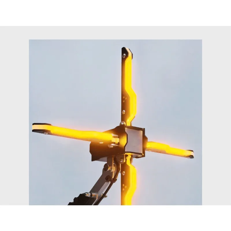 For  Aluminum Mechanical LED Illuminated Desktop Ornaments Creative Decorations