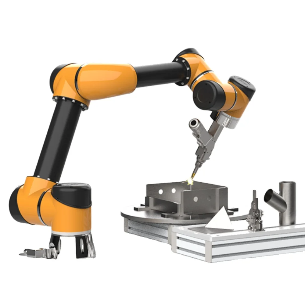 Industrial Small CNC Lathe with Drilling Collaborative Robotic Arm 6 Axis CNC Router Automated Robotic System