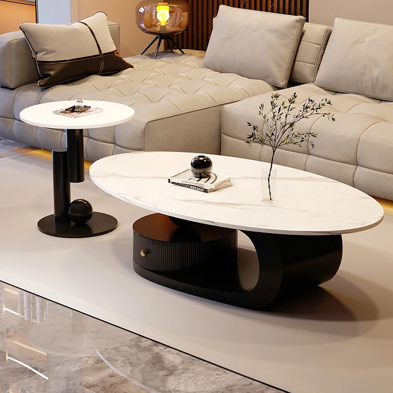 Restaurant Round Coffee Table Modern Nesting Luxury Accent Floor Dinning Coffee Table Set Moveis Para Casa Luxury Furniture