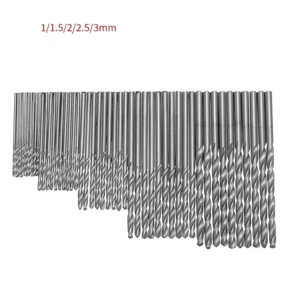 

Multifunctional Titanium Plated Twist Drill Set 1-3mm High Speed Steel Small Drill Bit Drilling Tools