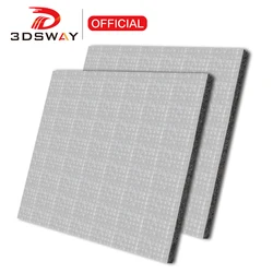 3dsway-piezas de impresora 3D, aislamiento térmico de cama de algodón 180/220/235/310mm, pegatina de cama térmica, lámina de algodón autoadhesiva, 5mm para Ender 3