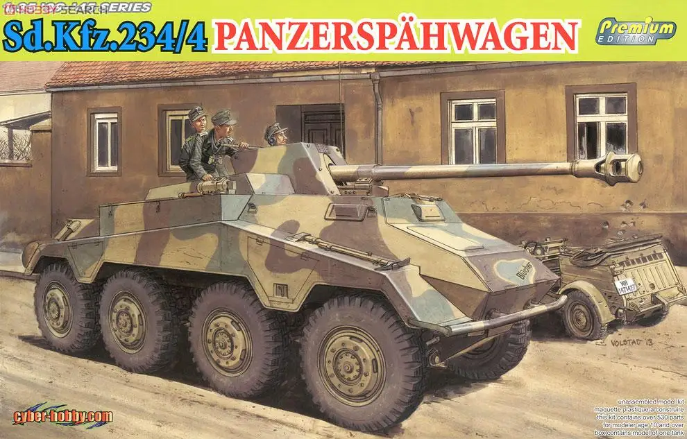 

Dragon 6772 1/35 scale Sd.Kfz.234 Assembled Tank Model Kit