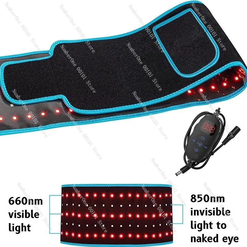 105 beads red light physiotherapy belt beauty salon red light heating massager electric heating infrared hot compress belt