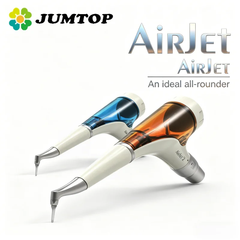JUMTOP Dental Air Polisher Supragingival and Subgingival Teeth Sandblasting Gun Air Water Spray Polishing Dentistry Tools