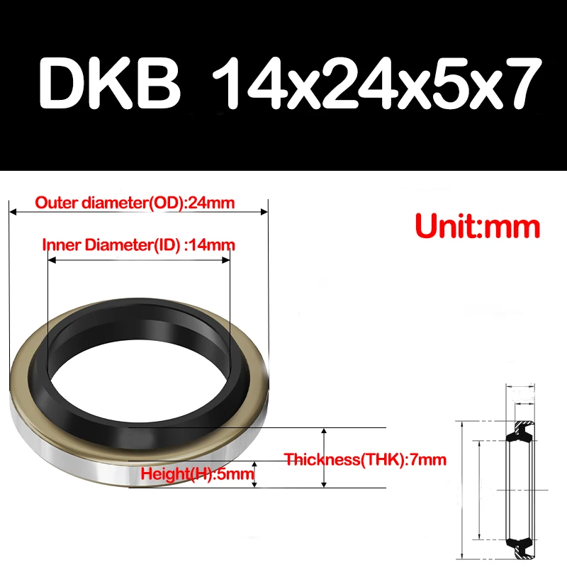 DKB Type,For Oil Cylinder and Air Cylinder,Outer Iron Shell Dust Ring, Inner Diameter 10-265mm Sealing Ring, Gasket, Oil seal