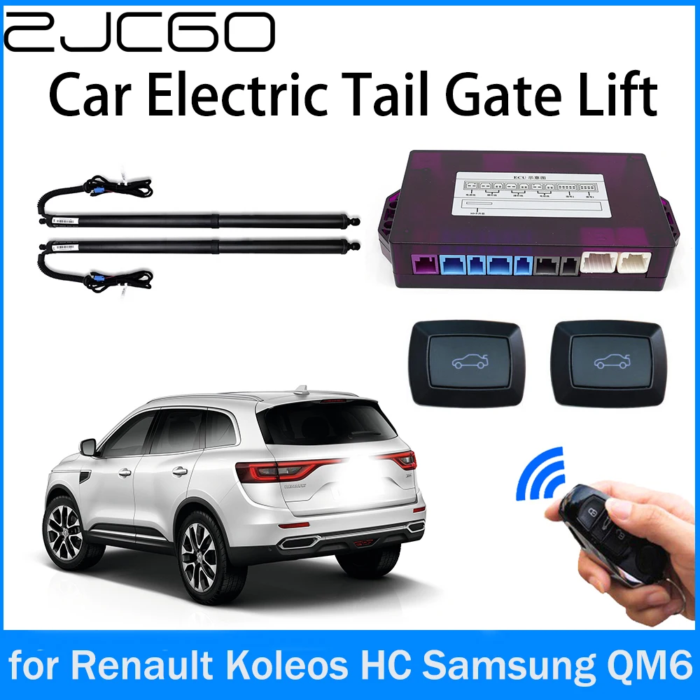 ZJCGO Car Power Trunk Electric Suction Tailgate Intelligent Tail Gate Lift Strut  for Renault Koleos HC Samsung QM6 2016~2024