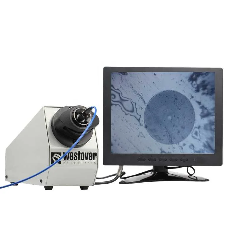 

Микроскоп для проверки оптоволокна высокого разрешения 400x 200x Benchtop, микроскоп для проверки оптоволокна