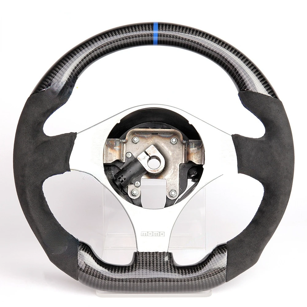 

Suitable for Mitsubishi EVO suede carbon fiber car modified steering wheel steering wheel