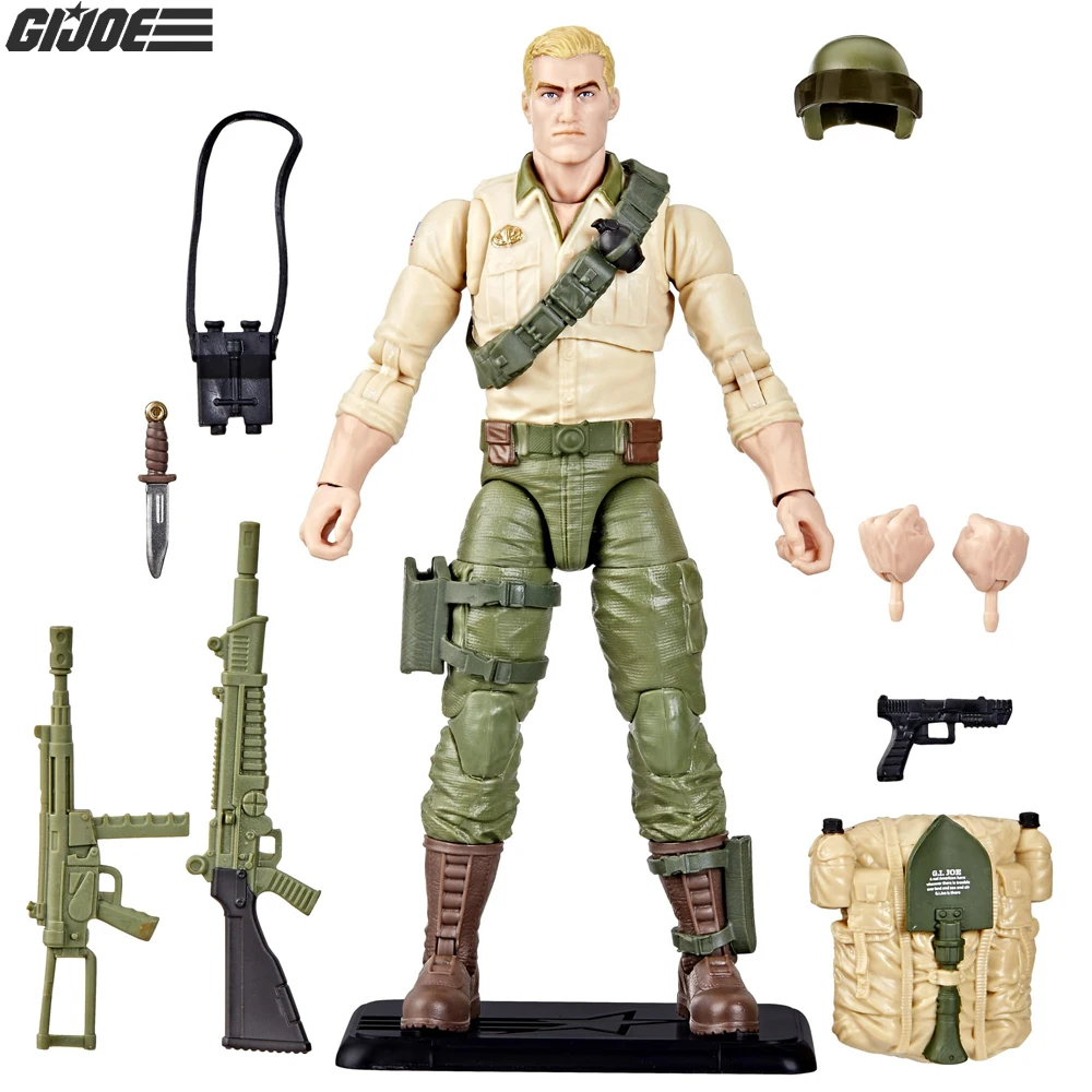 

G.i. Joe Classified Series Retro Cardback Duke, Collectible 6-Inch Action Figure with 10 Accessories