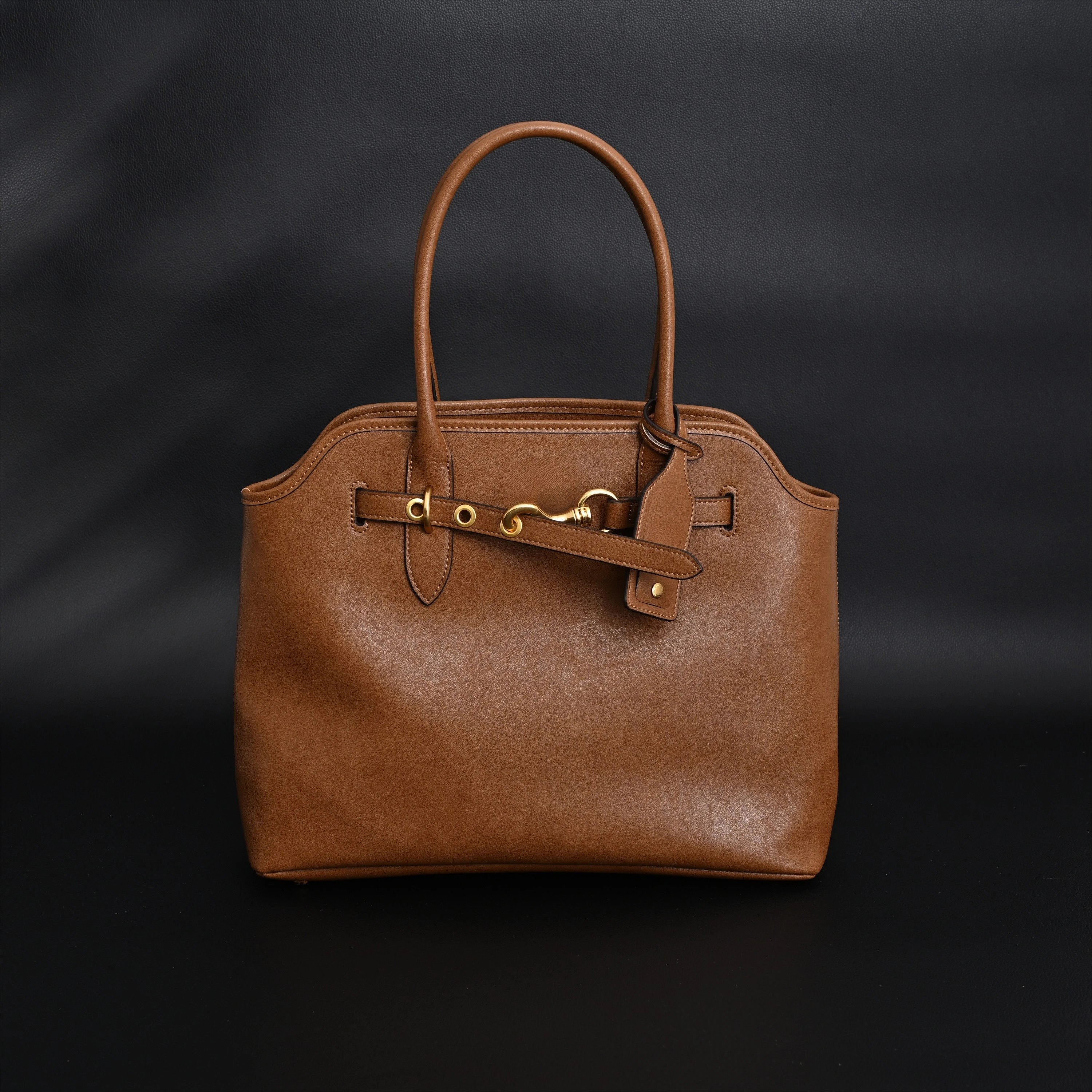 Retro Oversized Tote Bag Lightweight Portable Women Handbag Commute School Daily Bag