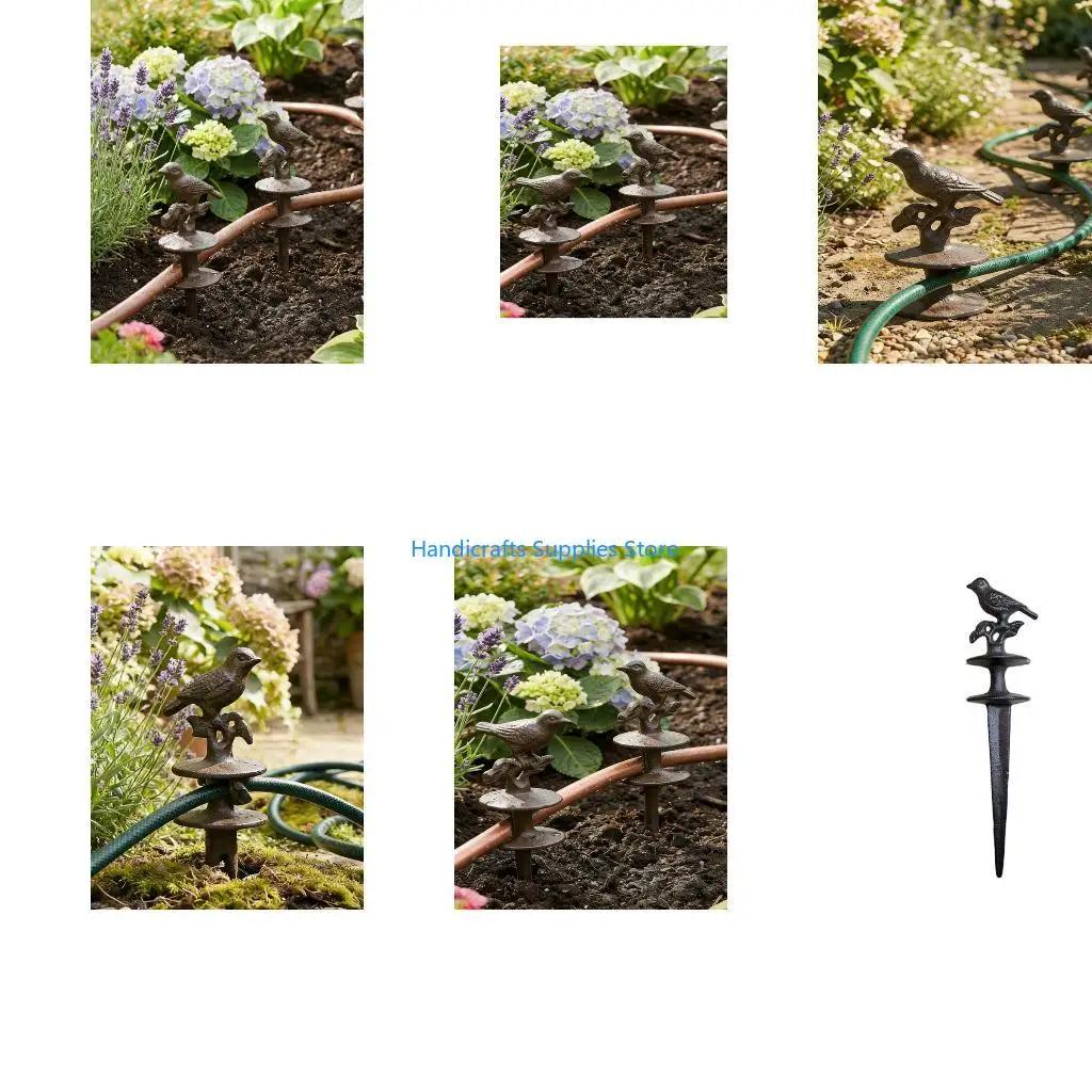 R1WA Decorative Conventional Design Metal Hose Guide For Avoiding Plant Damage In Flower Zones