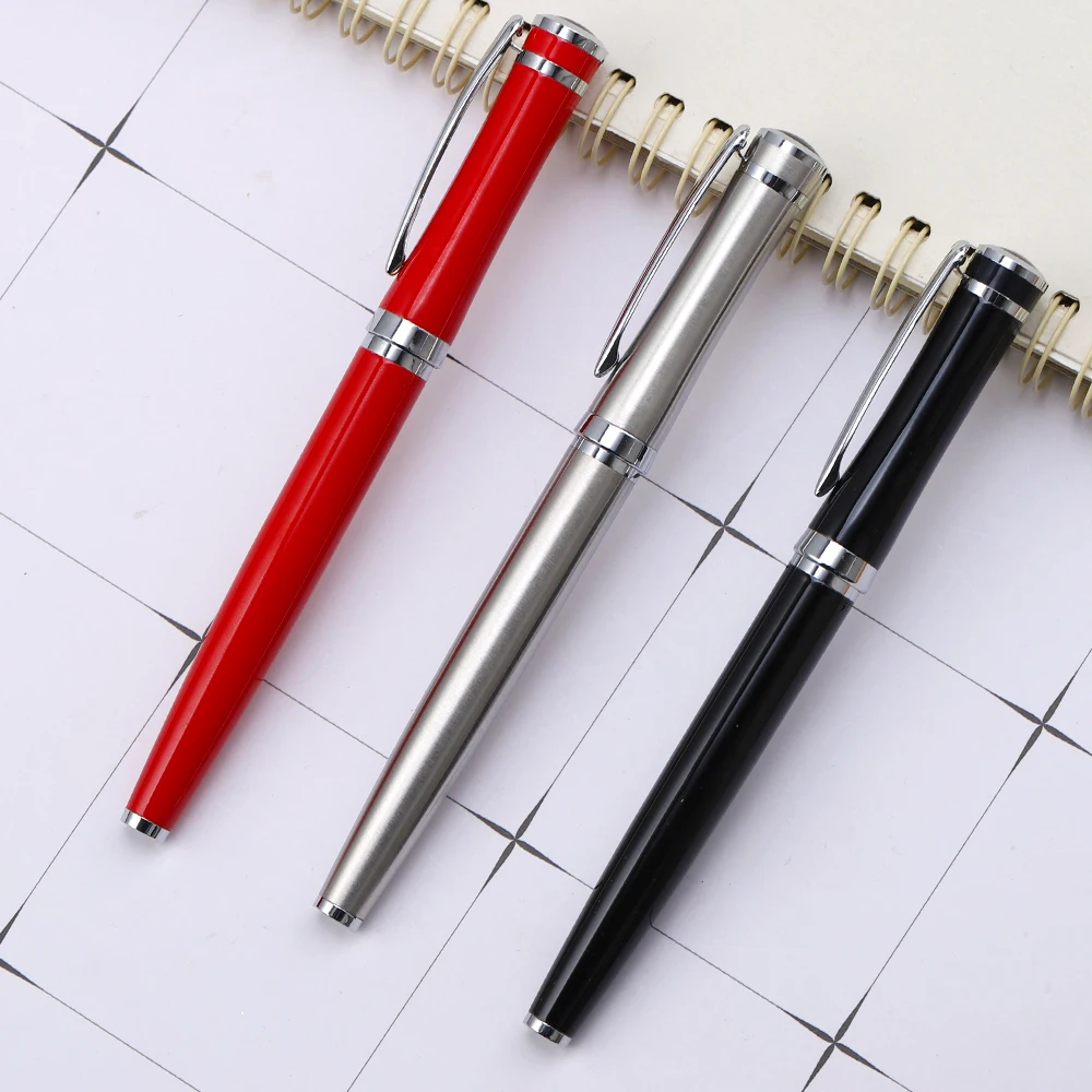 Lytwtw's Metal Creative Gift Business Fountain Pen Office School Supplies Stationery Gift Pens