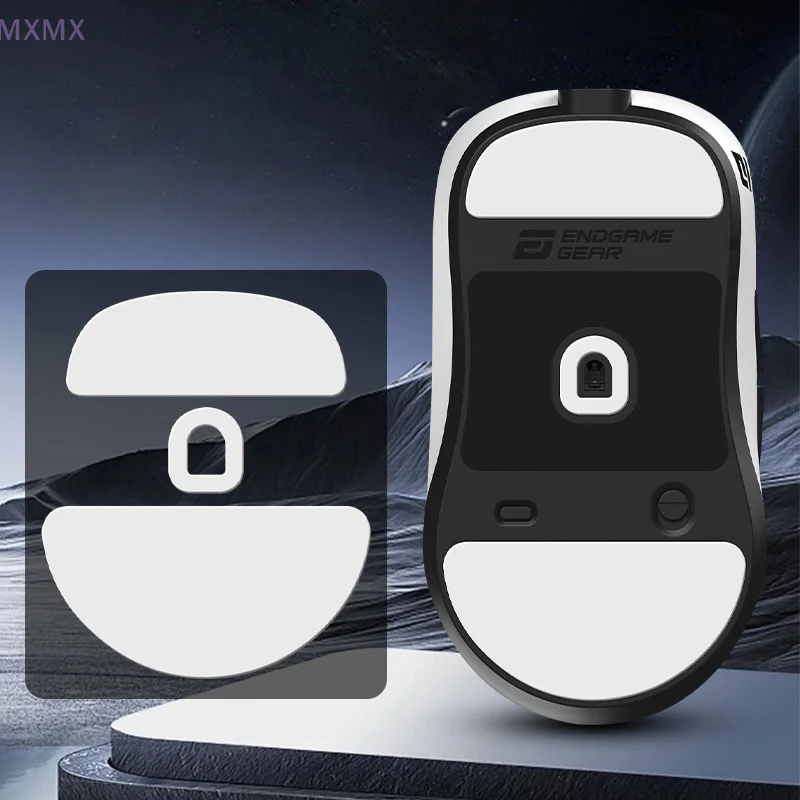 UnusualWaySports Mouse Skates Feet Endgame XM2 WE Glides Curve Edge Magic Ice Silver Black Fox Version