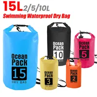 2/5/10/15L Waterproof Dry Bag Pack Sack Swimming Outdoor Rafting Boating River Trekking Backpack Bag Dry Bag For Rafting Fishing
