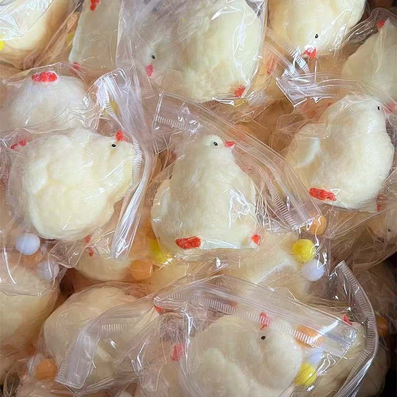 Simulated Baby Chicks - The Squeezable and Relaxing Toy with Super Soft Texture. Cute Chicks as an Outlet for Your Emotions