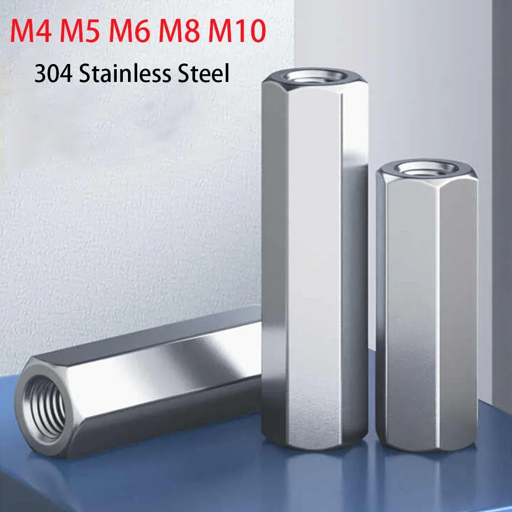 304 Stainless Steel M4 M5 M6 M8 M10 Hex Motherboard Standoff Female Column PCB Support Spacing Screw Rack Mount Pillars Bolt