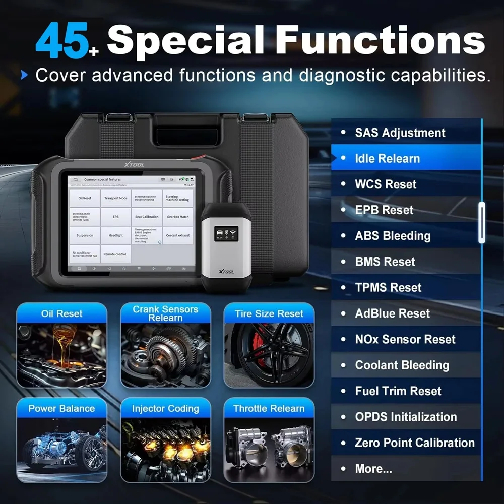 USA Warehouse XTOOL D9S Pro Car Diagnostic Scanner Tool Automotive Ecu Programmer Full System Diagnosis Device for All Cars view 4