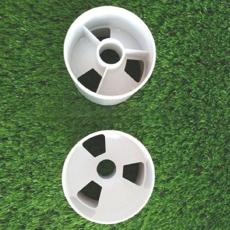 Objetivo de entrenamiento de Golf Putting Putter Hole Cup White Plastic Yard Garden Back yard práctico Cups Indoor Outdoor Grass Insert Golf