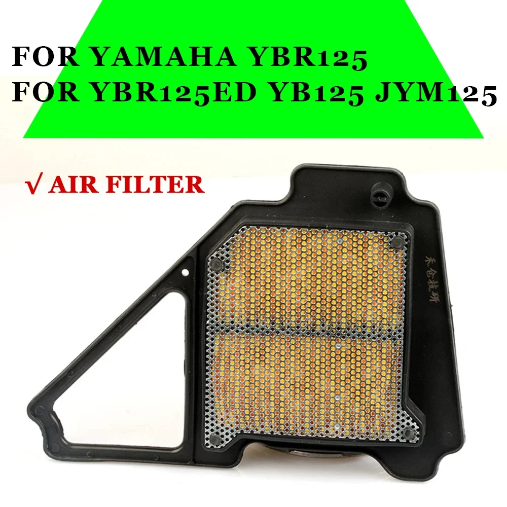 1 Pcs Motorcycle Replacement Air Filter High Quality ABS Durable Motorcycle Parts For Yamaha YBR125 YBR 125 JYM 125 2002 - 2013