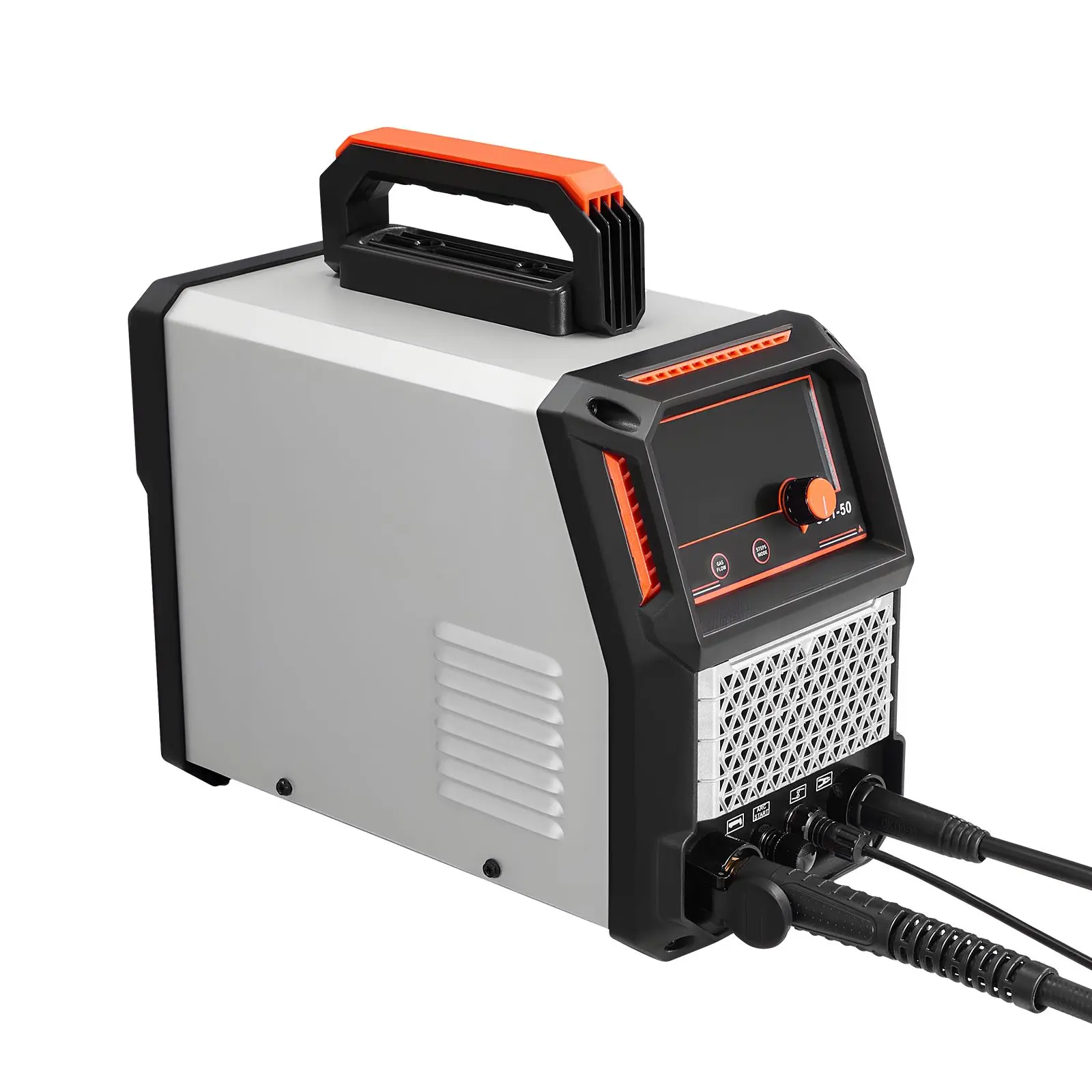 Plasma Cutter, 50A Non-Touch Pilot Arc Plasma Cutting Machine, 110V/220V Dual Voltage Digital Display IGBT Inverter - with