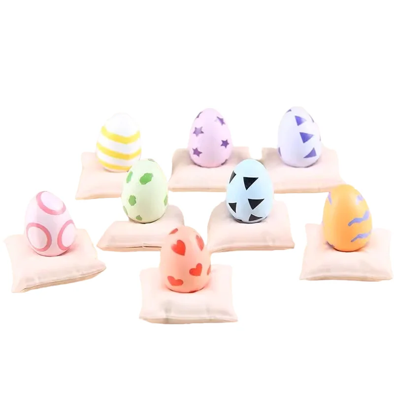 متوفر جديد ديجمون مغامرة شخصيات كرتونية البيض الرقمي 4 سنتيمتر 8 قطعة الشكل جمع الديكور تمثال صغير لعبة تمثال نموذج هدية