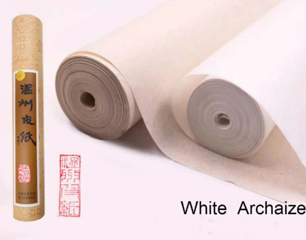 Best Wenzhou Rice Xuan Paper Mulberry Bark Fiber Roll Brush Ink Sumi-e Chinese Tradition Painting Calligraphy Wood Painting