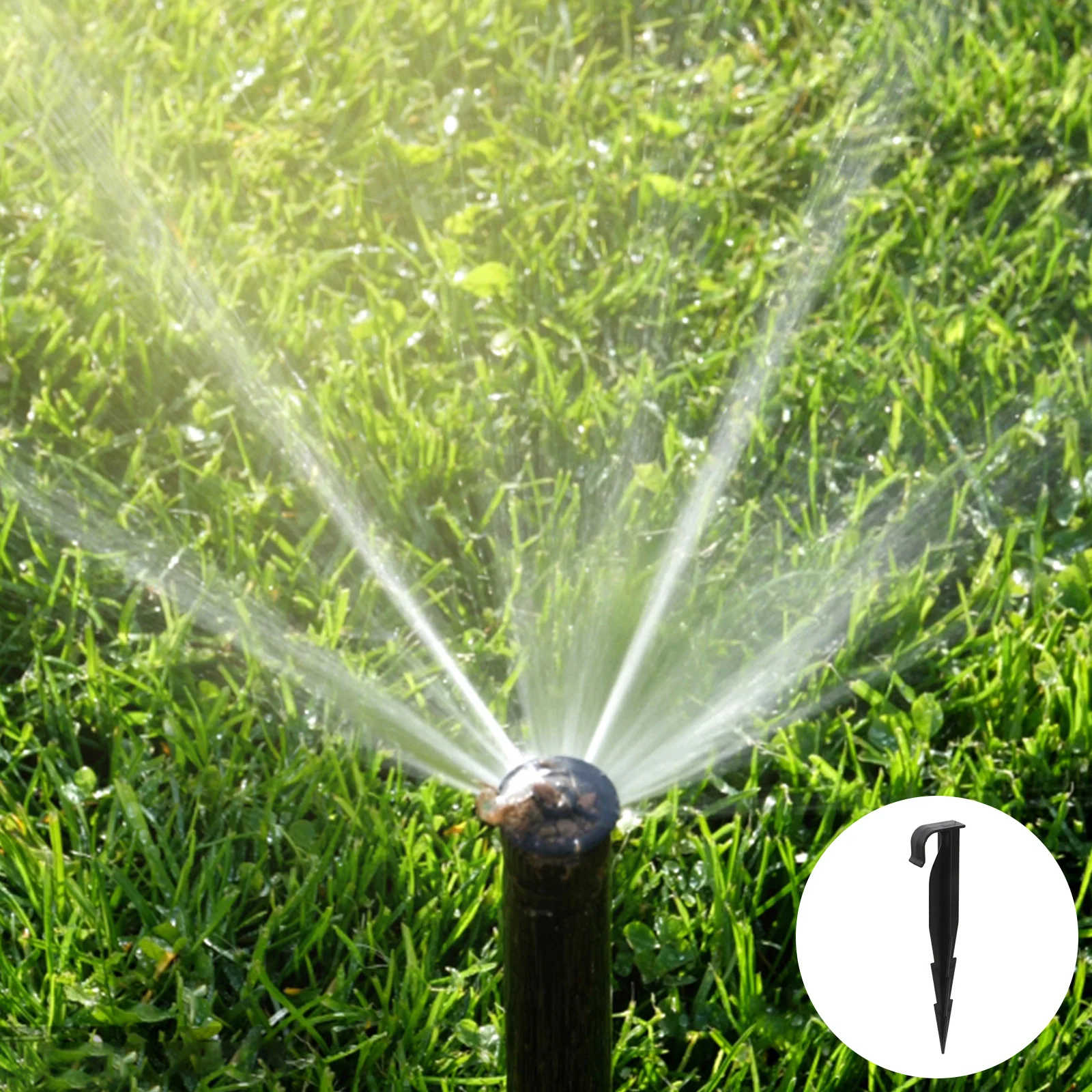 

50Pcs Drip Tube Fixing Supports Irrigation System Hose Stakes Barbed Anchors for Outdoor Garden Vegetable Beds Multiterrain