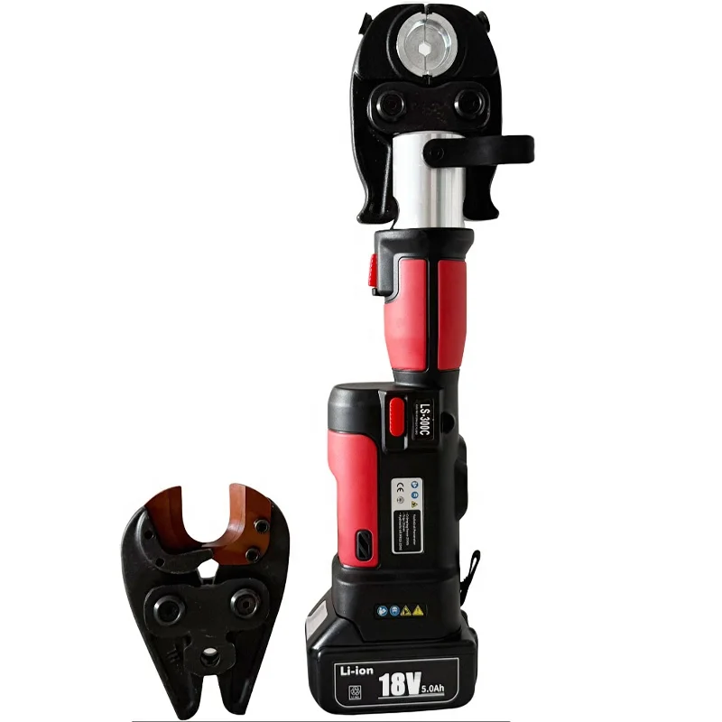 

Multi Functional Electric Hydraulic Tool Cable Crimping Cutter Pipe Pressing Tool LS-300C Three In One DN15-25