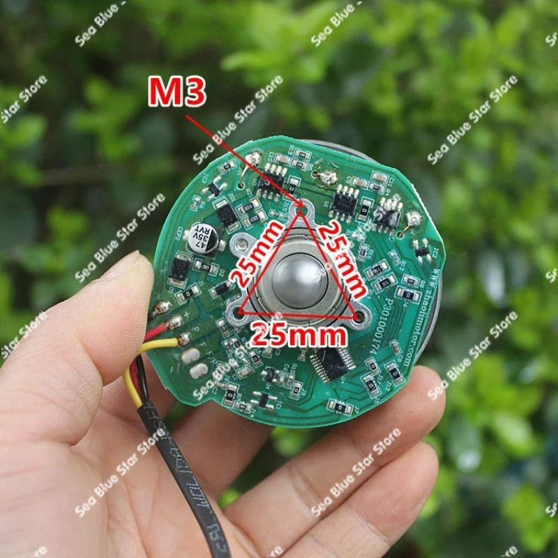 Motor External Rotor Brushless Motor DC24V 21W Fan Motor, Air Purifier PWM Speed Regulation