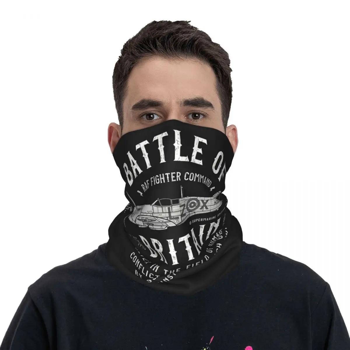 Battle Of Britain - Spitfire Balaclava Hiking Camping Face Masks Unisex Fashion UV Protection Cycling Mask Soft Bike Neck Gaiter