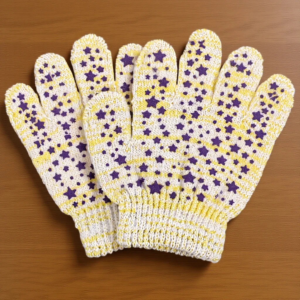 

1 пара детских садовых перчаток со звездным дизайном, прочный материал из ткани, безопасный, удобный для малышей, детей во дворе, работы на открытом воздухе