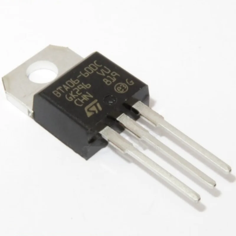 10PCS/BTA06-600CRG BTA06-600C TO-220AB Original Genuine Goods in Stock