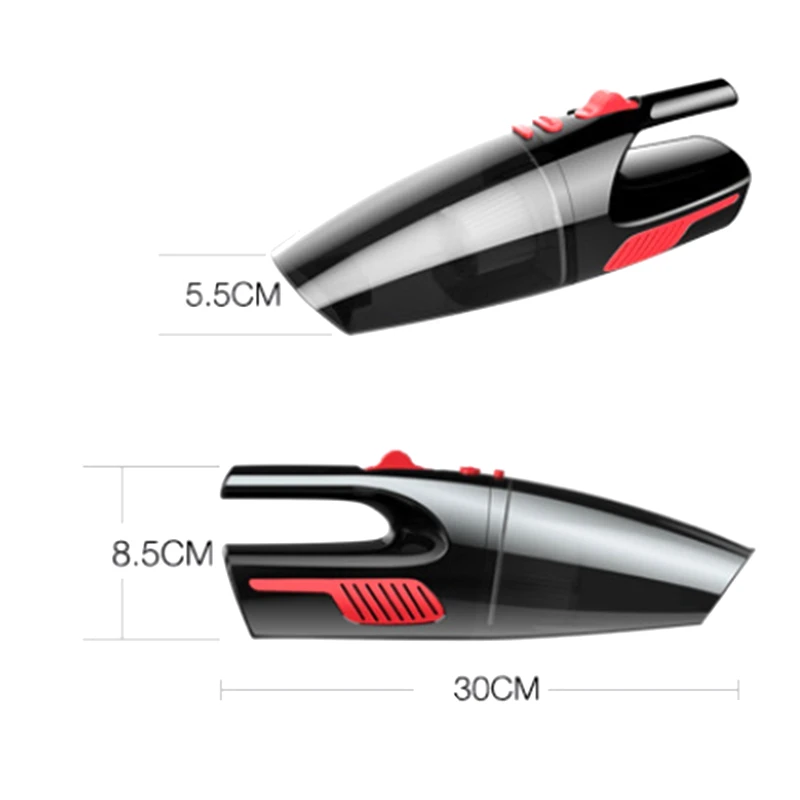 120W Portable Wireless Handheld Wet/Dry Car Vacuum Cleaner 6500Pa Super Suction For Car Home