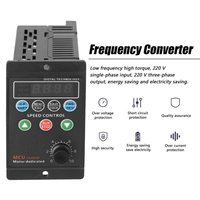 Variable Frequency Drive 220 V Single-Phase Input Three-Phase Output 750W AC Motor Driver Frequency Converte Inverter