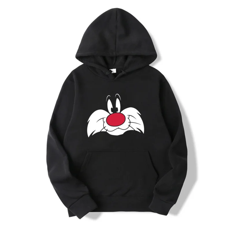 

Essential Cotton T-shirt for Men and Women, Hoodie with Sylvester The Cat, Y2k, Unisex, M-5XL