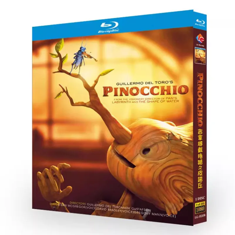 

Пиноккио Гильермо дел Торо (2022) на Blu-ray диске