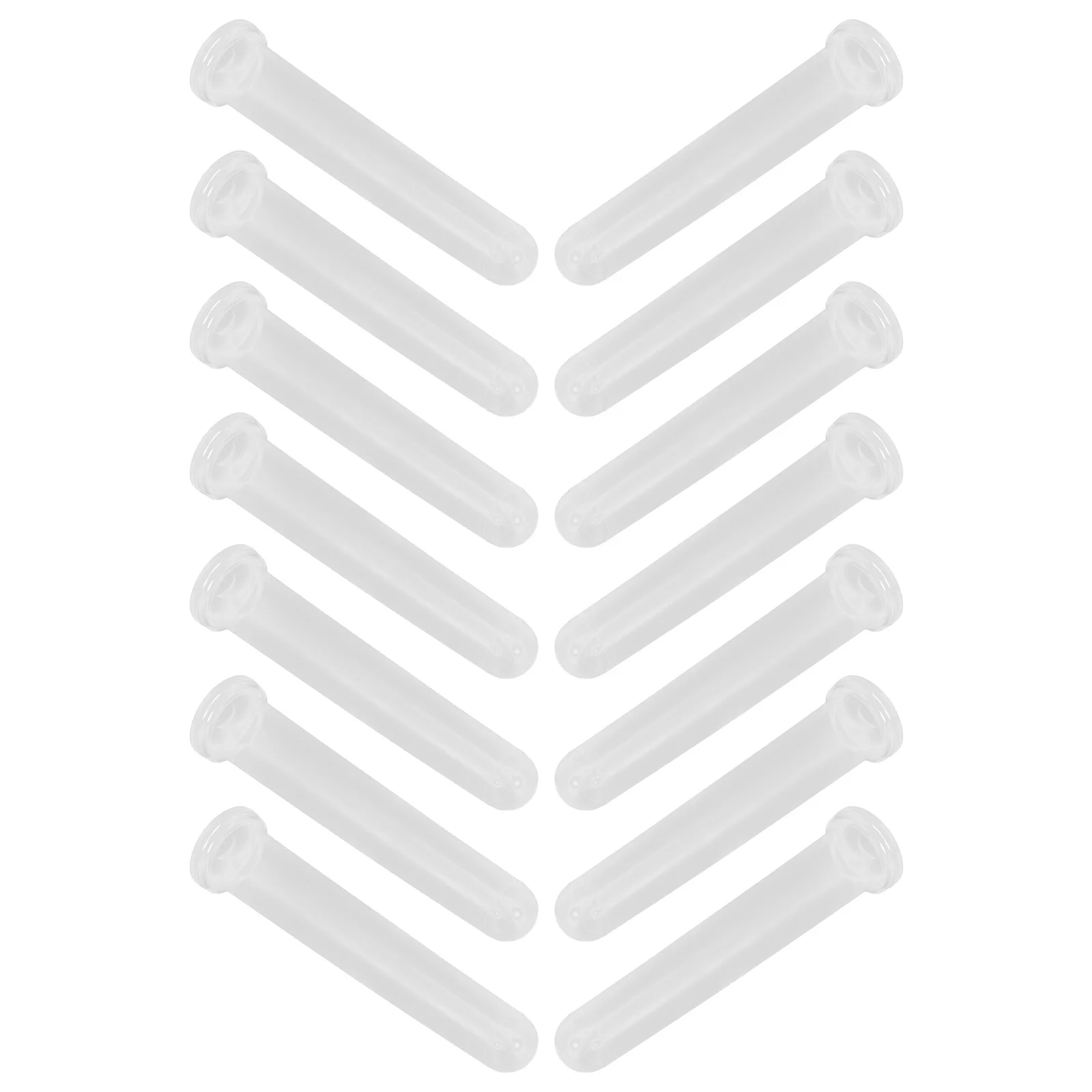 Tubes d'eau floraux en plastique transparent, 50 pièces, conception étanche pour arrangements de fleurs fraîches et hydratation à tige unique