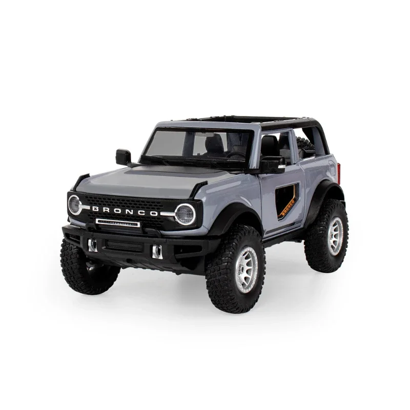 1:32 Ford Bronco Lima SUVโลหะผสมDiecastsของเล่นโลหะของเล่นรถดึงกลับคอลเลกชันของเล่นเด็กของขวัญA465Fashion Ornamen