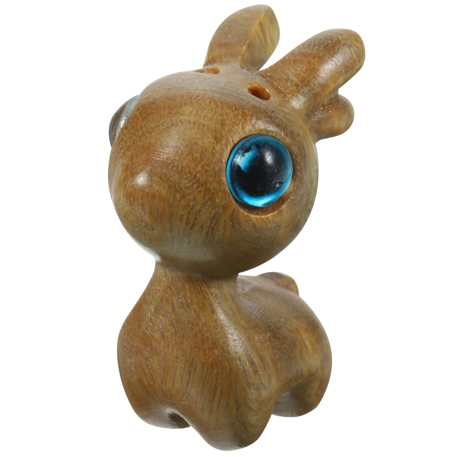 

Mini Wooden Deer Statue Carved from Natural Green Sandalwood Exquisite Home Desktop Decoration Ornament for Living Room Table