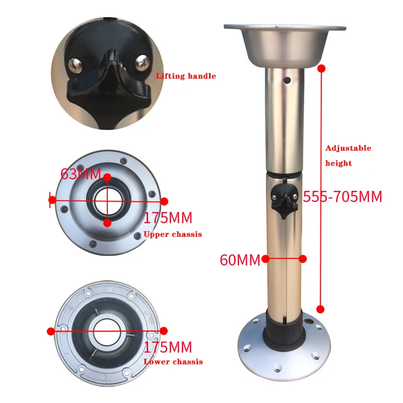 Регулируемый журнальный столик с мини-подъемником для автофургонов и кемперов, масштабируемый аксессуар для интерьера и масштабируемый настольный аксессуар для пикника