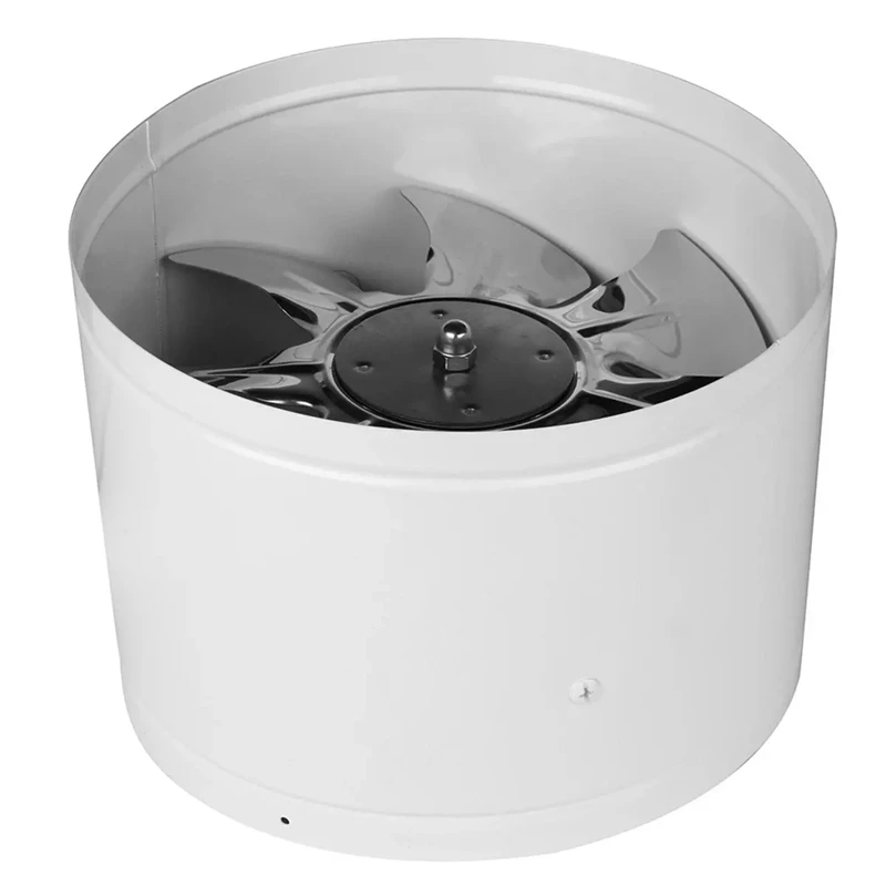 Ventilador de conducto en línea, Ventilación de refrigeración de aire, potenciador de escape, color blanco, 3x220V, 4 pulgadas