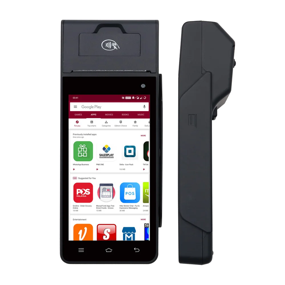 Z90 Card Swipe Machine POS Manufacturer with Barcode Scanner for Retail Shops