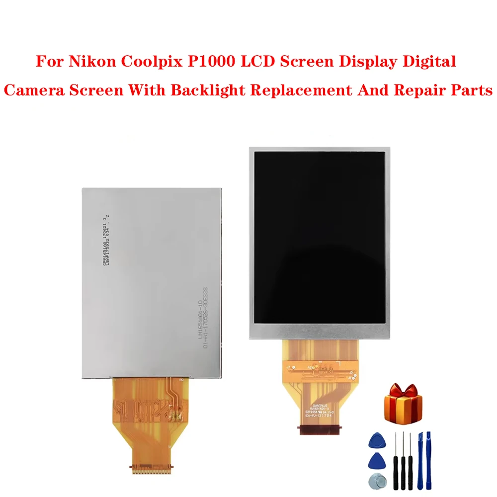 For Nikon Coolpix P1000 LCD Screen Display Digital Camera Screen With Backlight Replacement And Repair Parts