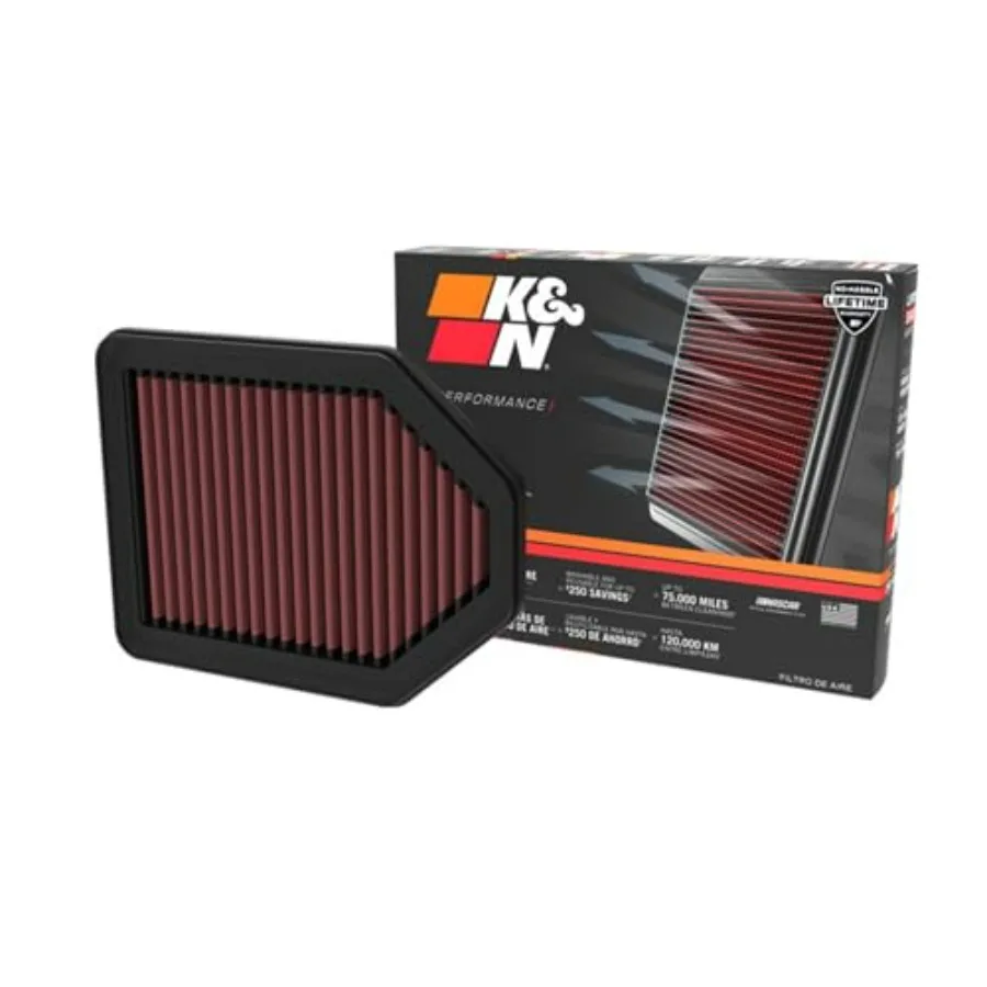 

Reusable Engine Air Filter Washable Every 75 000 Miles Premium Replacement for 2021-2022 GENESIS G80 33-5113