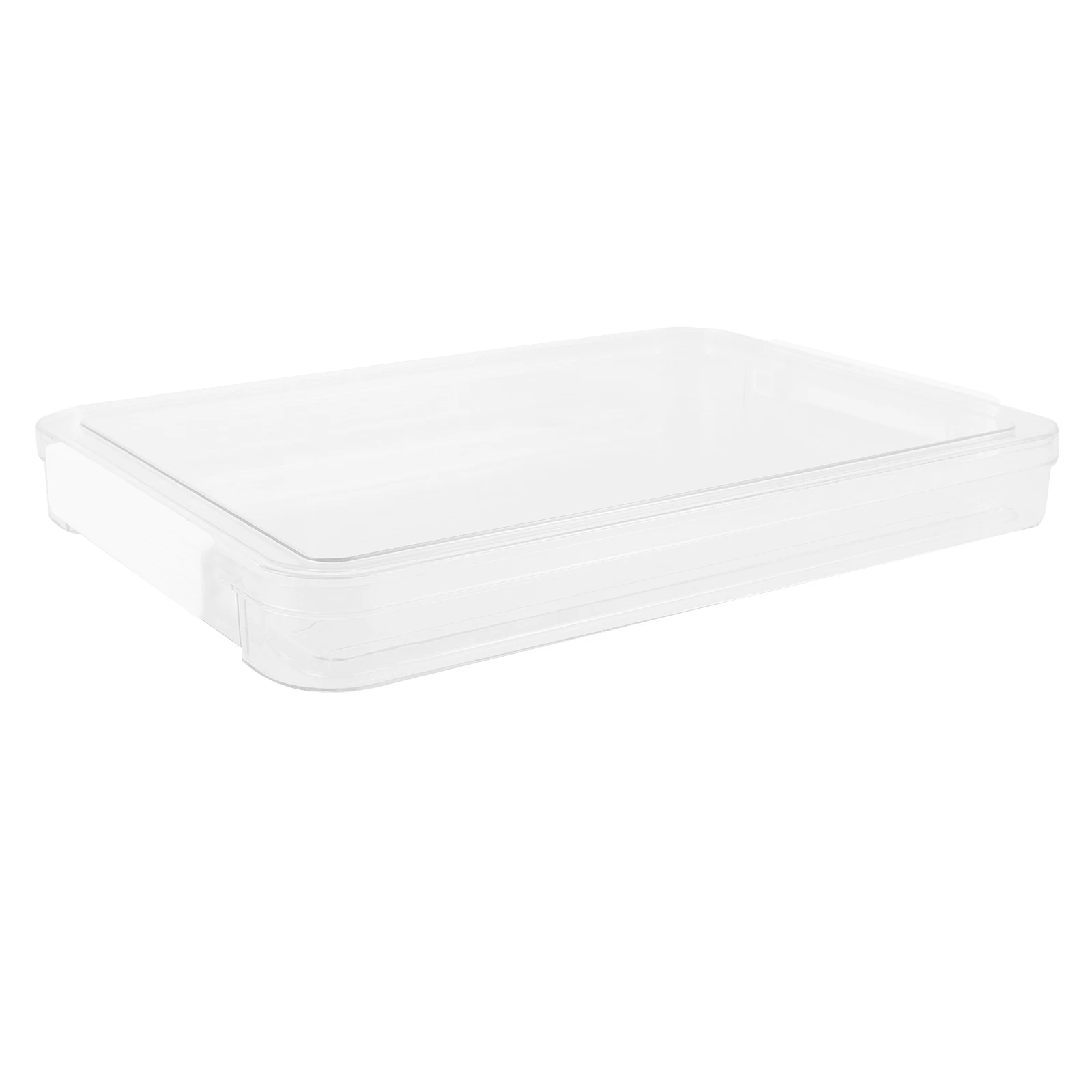 

1pc A4 File Organizer Box Container For Documents Certificates Photos Cards With Buckle Lid Travel Storage Holder Kids Craft